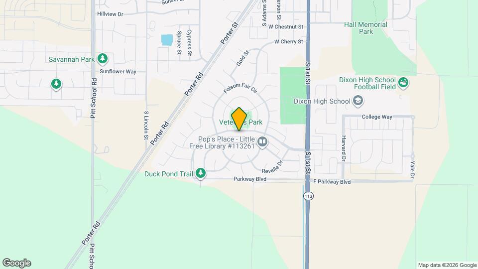 1311 Valley Glen Dr Map and Location Details