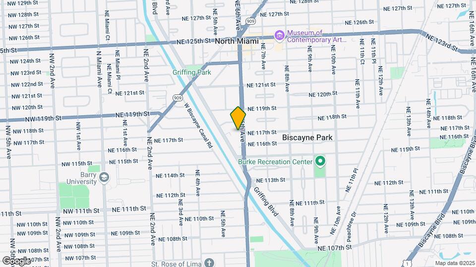 11612 NE 6th Ave Mapa y Detalles de la Ubicación
