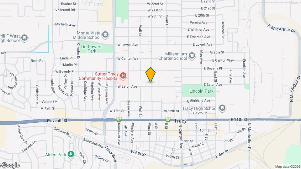 337 W Eaton Ave Map and Location Details