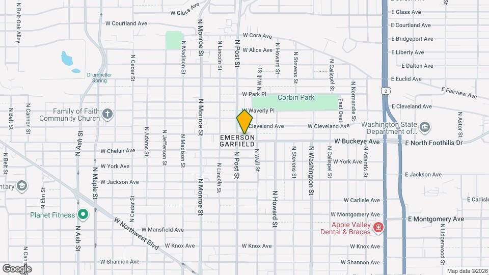 724 W Buckeye Ave Map and Location Details