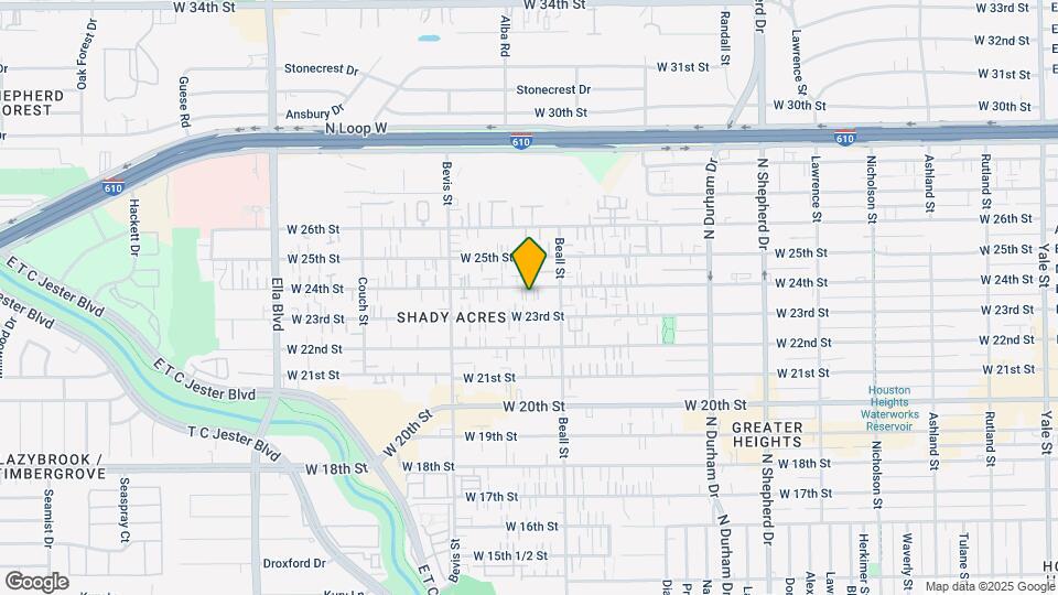 1130 W 24th St Map and Location Details