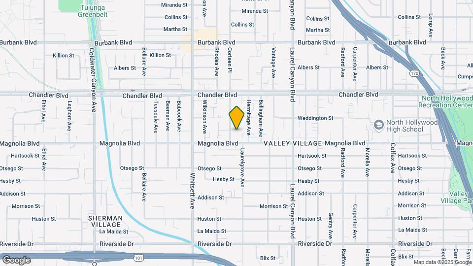 5224 Corteen Pl, Unit 4 Map and Location Details