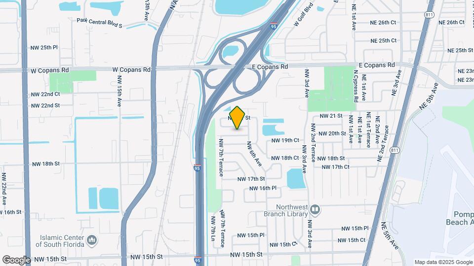 633 NW 20th St Map and Location Details