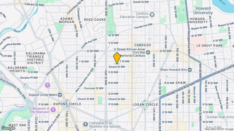1822 15th St NW Map and Location Details