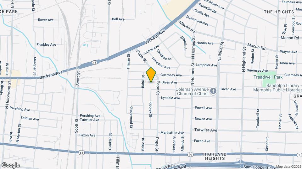 908 Kippley St Map and Location Details