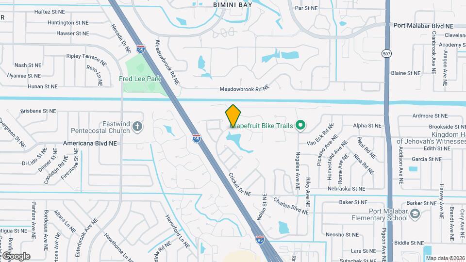 1206 Cricket Dr NE Map and Location Details