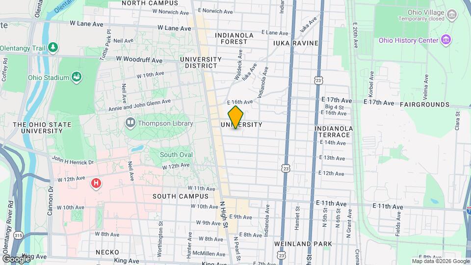 72-72 1/2 E 14th Ave-SFH Mapa y Detalles de la Ubicación