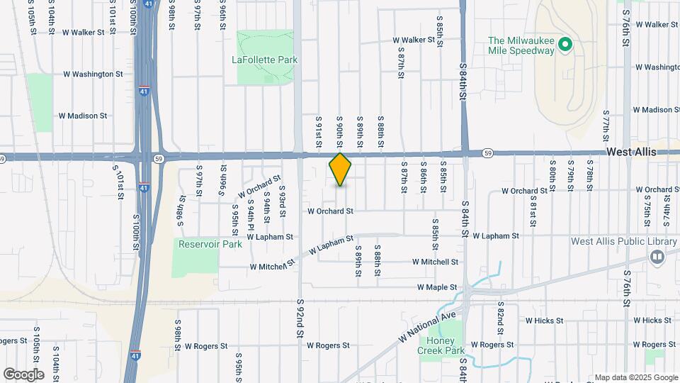 1461 S 90th St Map and Location Details