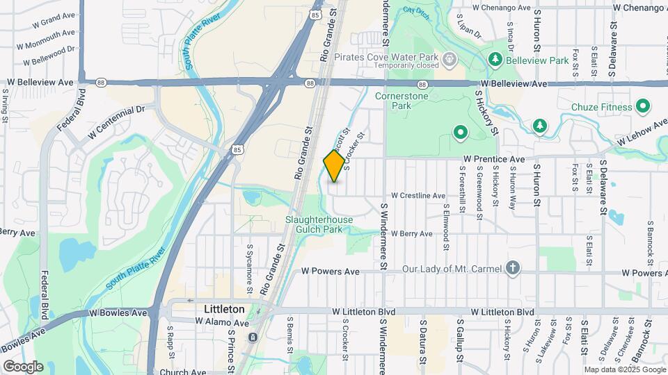 5380 S Prescott St Map and Location Details