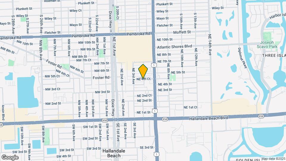 412 NE 4th Ave Mapa y Detalles de la Ubicación