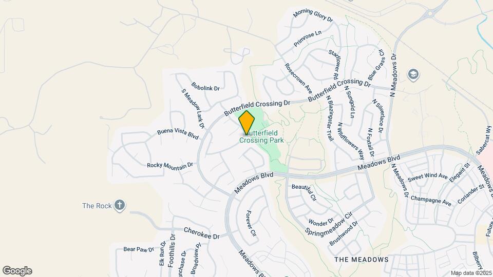 5870 S Rock Creek Dr Map and Location Details