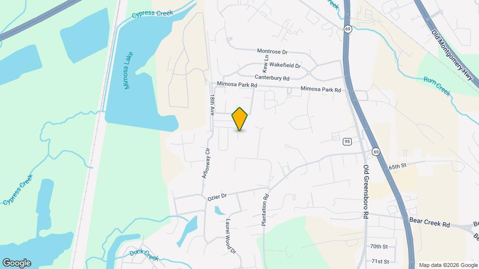 6208 Mimosa Gardens Dr Map and Location Details