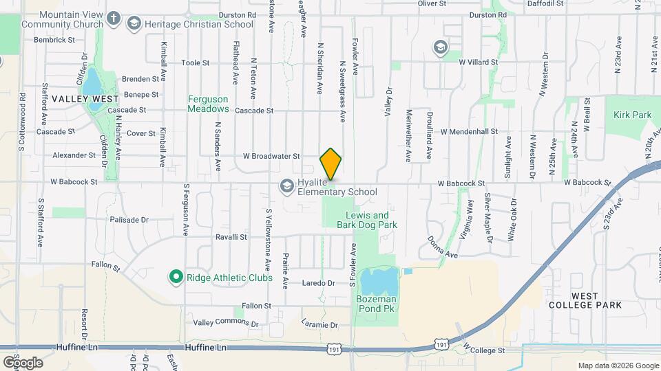 3424 W Babcock St Map and Location Details