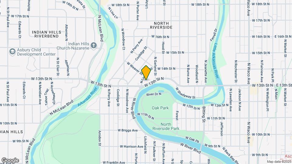 1536 W 13th St N Map and Location Details