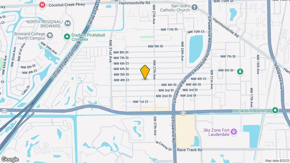 2750 NW 4th Ct, Unit 2750 Map and Location Details