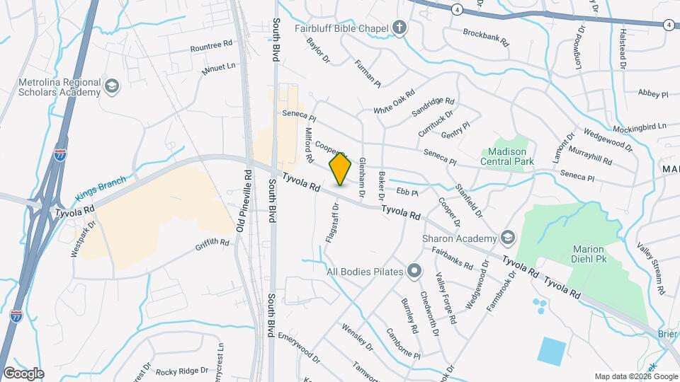 1501 Tyvola Rd Map and Location Details