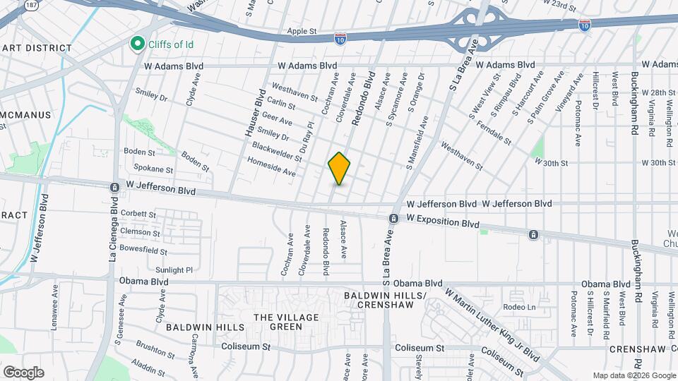 2930 S Redondo Blvd, Unit 2 Mapa y Detalles de la Ubicación