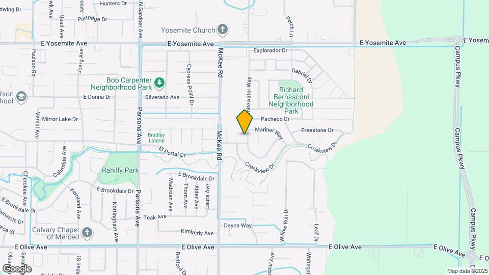 3517 Whitewater Way Map and Location Details