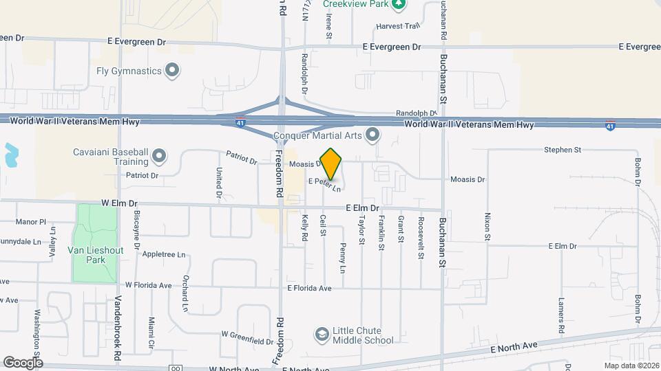 510 E Peter Ln Mapa y Detalles de la Ubicación