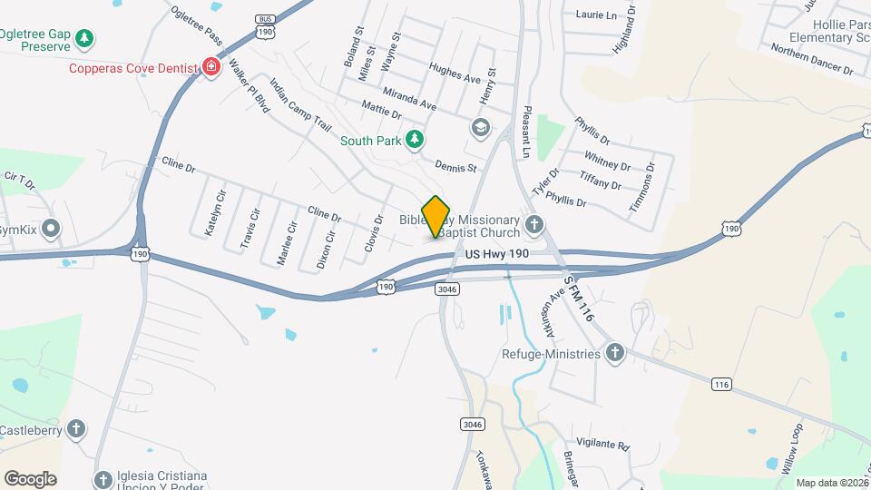 983 Cline Dr Map and Location Details