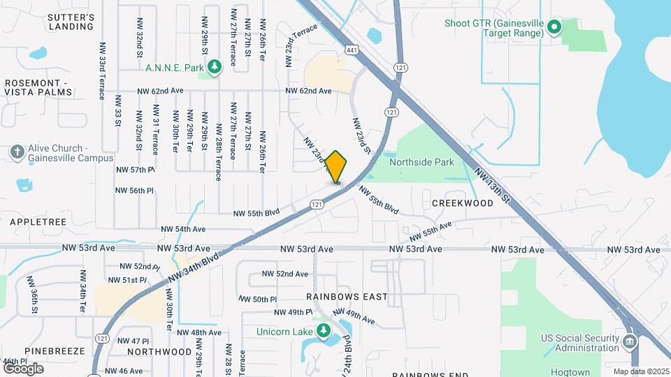 5620 NW 23rd Terrace Map and Location Details