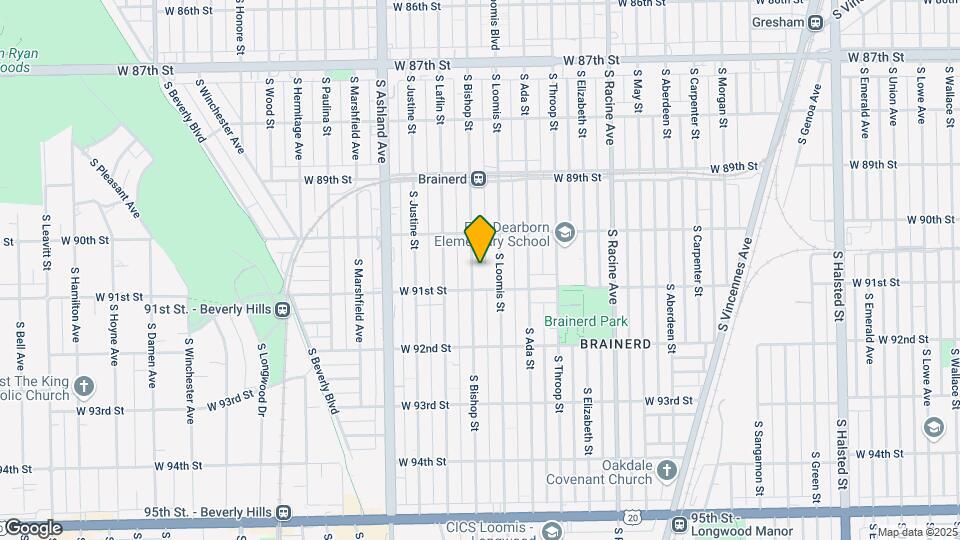 9037 S Bishop St, Unit 1 Map and Location Details