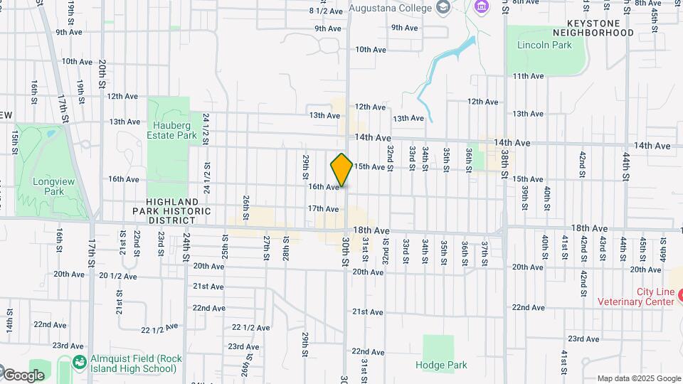1604 30th St, Unit 2 Map and Location Details