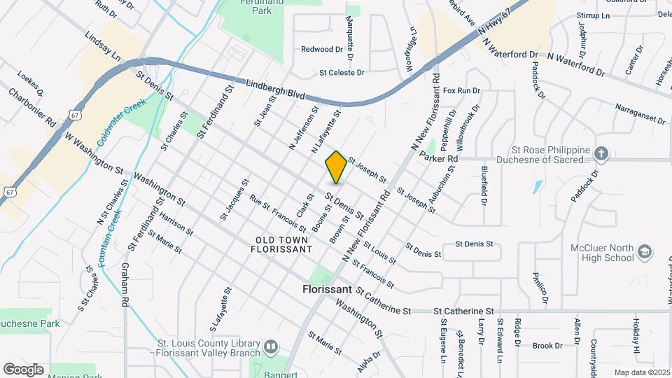 845 Boone St Map and Location Details
