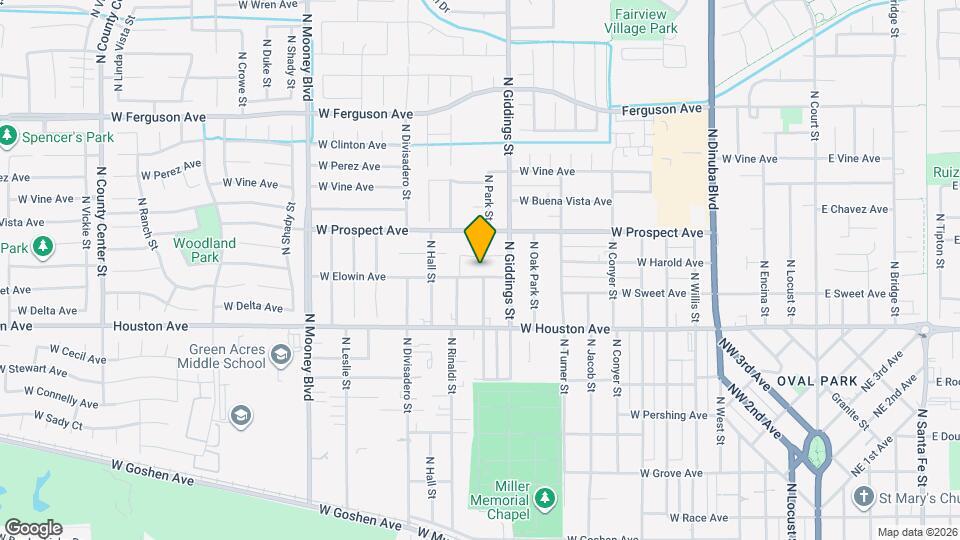 1402 W Elowin Ave Map and Location Details