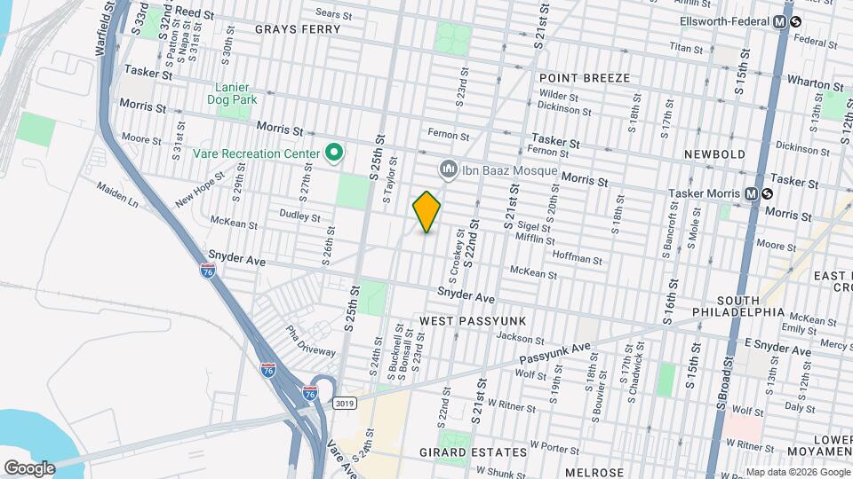 1931 S Bonsall St Map and Location Details