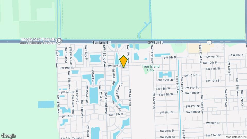 14973 SW 11th St Map and Location Details