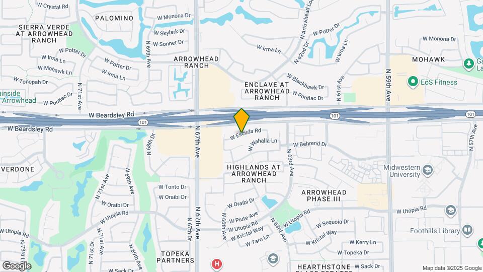 6455 W Escuda Rd Map and Location Details