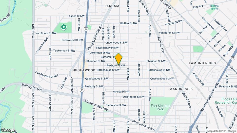 608 Roxboro Pl NW Map and Location Details