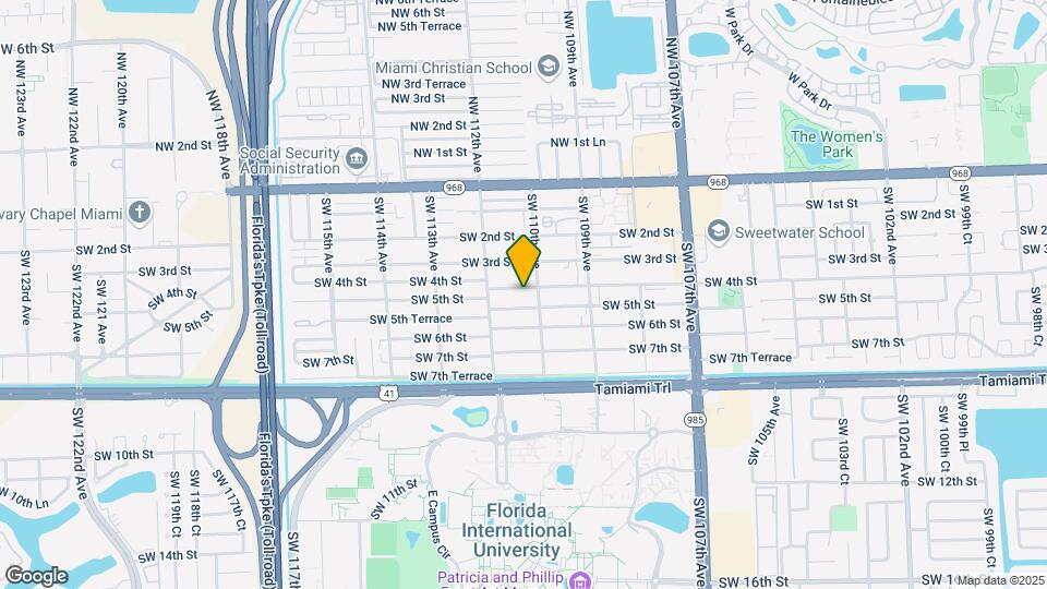 11040 SW 4th St, Unit 2 Map and Location Details