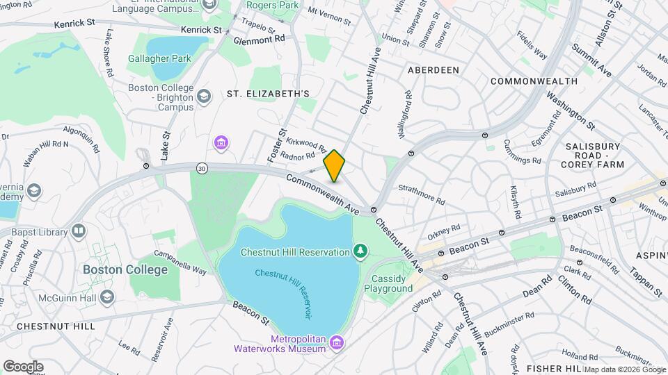 1965 Commonwealth Ave Map and Location Details