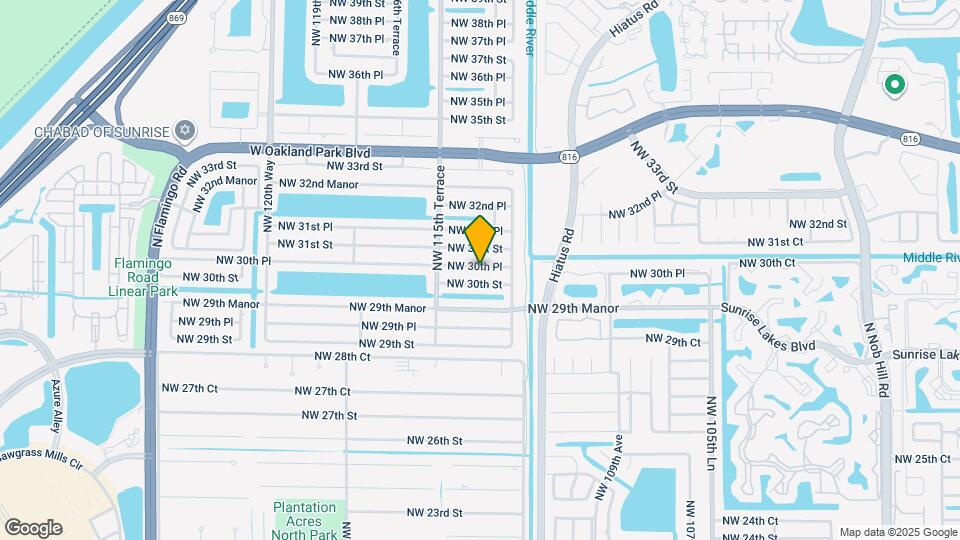 11360 NW 30th Pl Map and Location Details