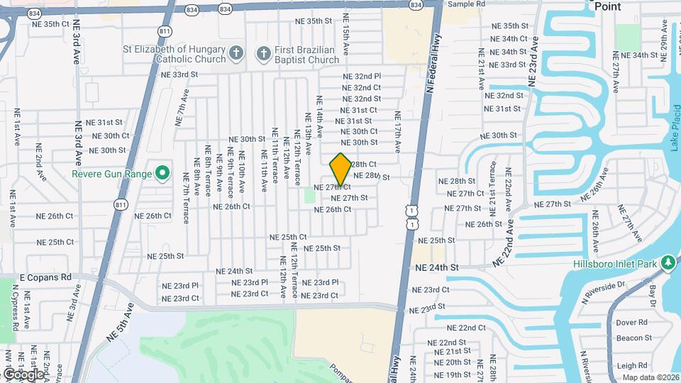 1448 NE 27th Ct Mapa y Detalles de la Ubicación