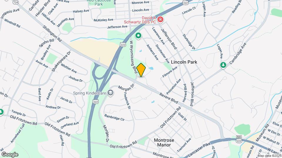 1338-F W Wyomissing Blvd Map and Location Details