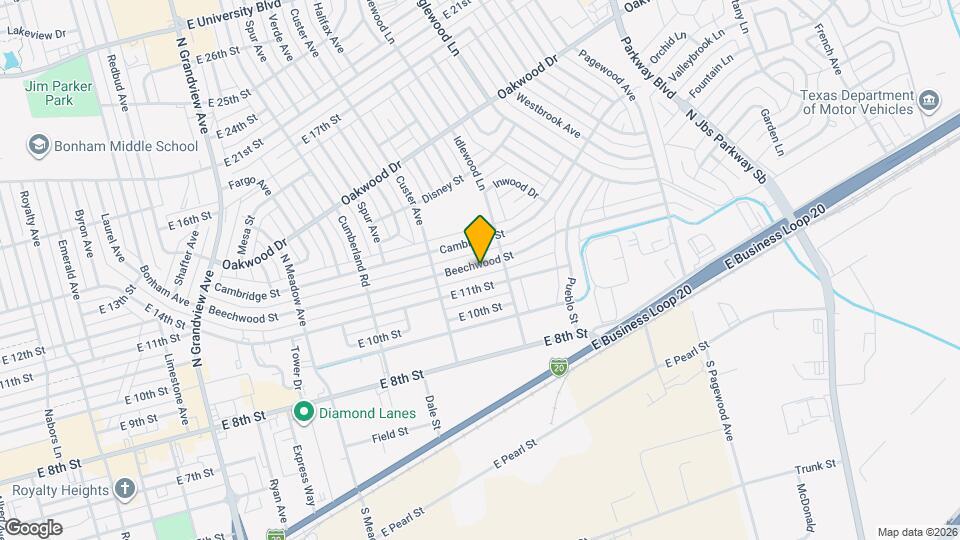 2716 Beechwood St Map and Location Details