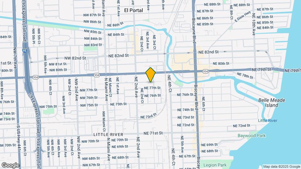 300 NE 78th St Map and Location Details