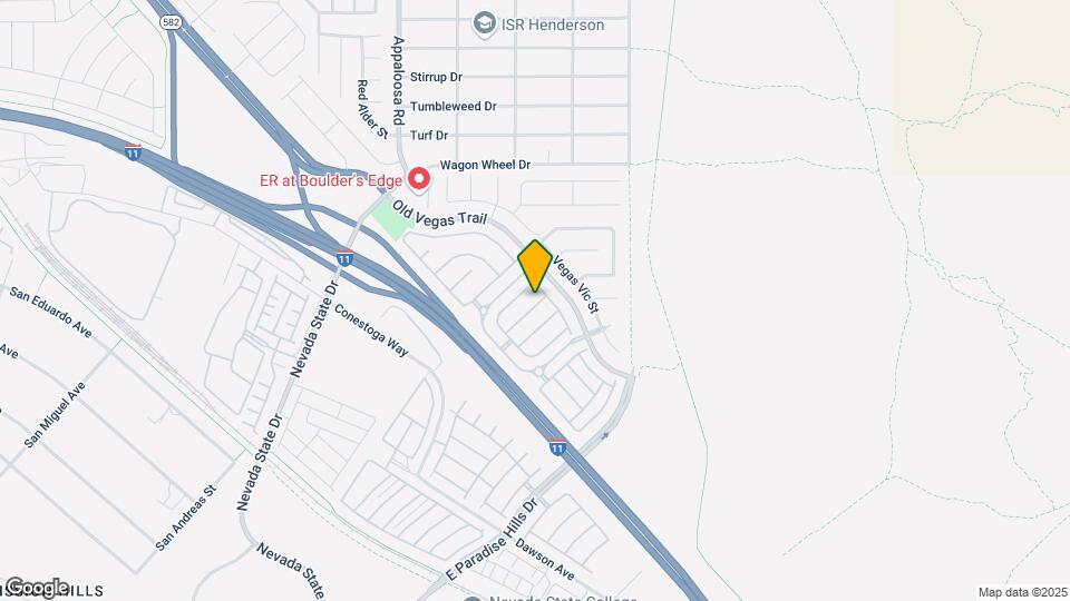 1588 Ward Frontier Ln Map and Location Details