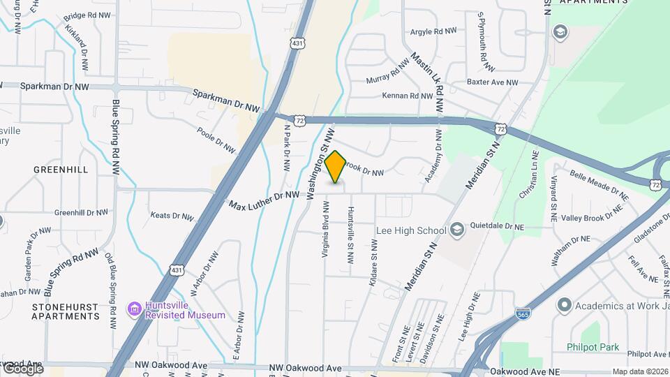 508 Max Luther Dr NW Map and Location Details