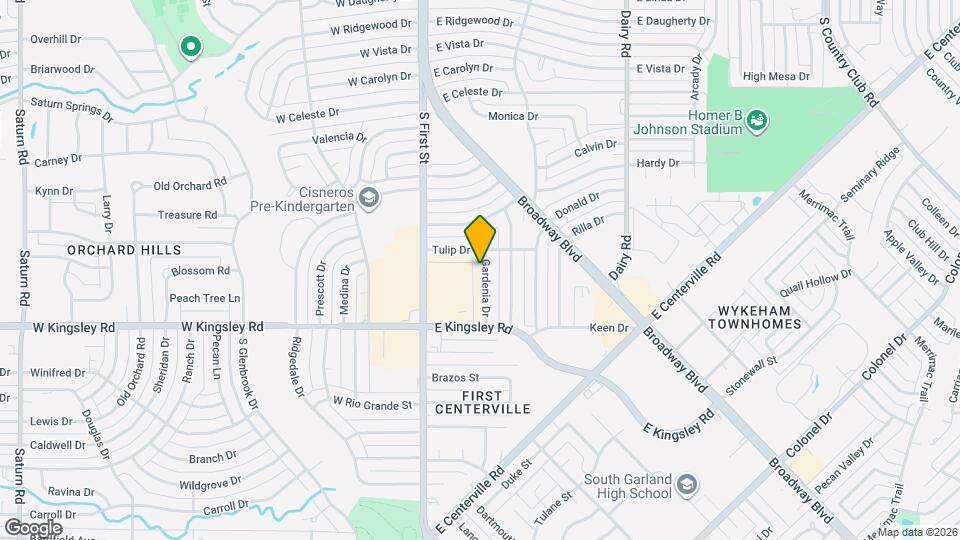 2913 Gardenia Dr Map and Location Details