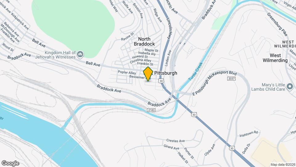 525 Sunnyside Ave Map and Location Details