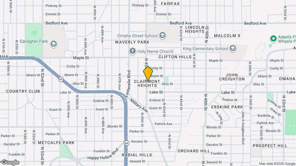 2601-2603 N 45th St Map and Location Details