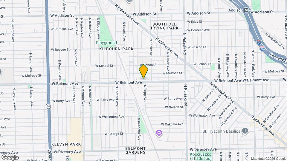 4256 W Belmont Ave Map and Location Details