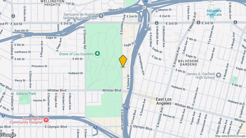 622-626 S Eastern Ave Map and Location Details