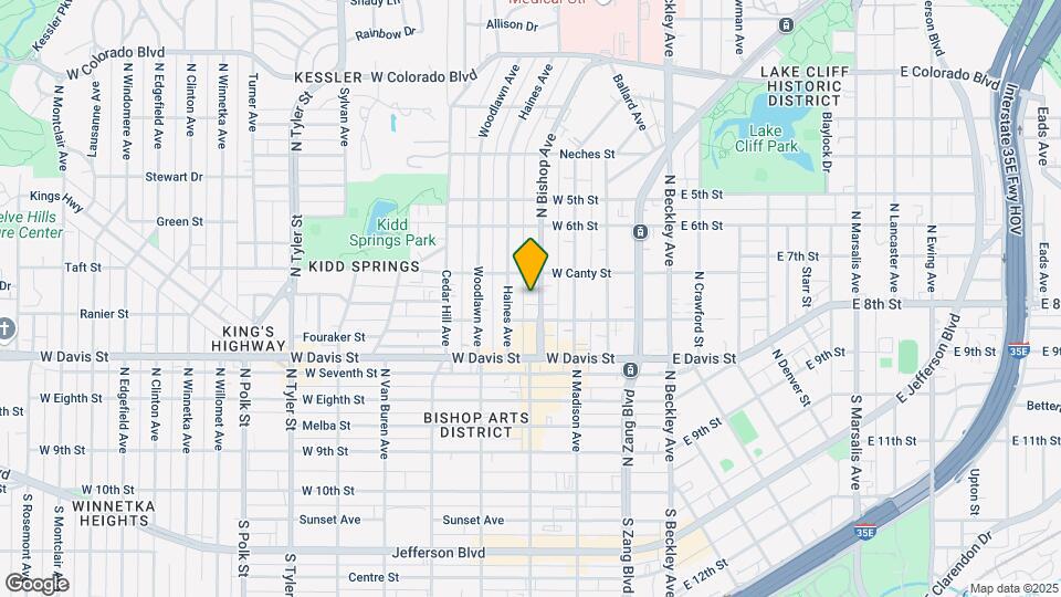 719 N Bishop Ave Map and Location Details