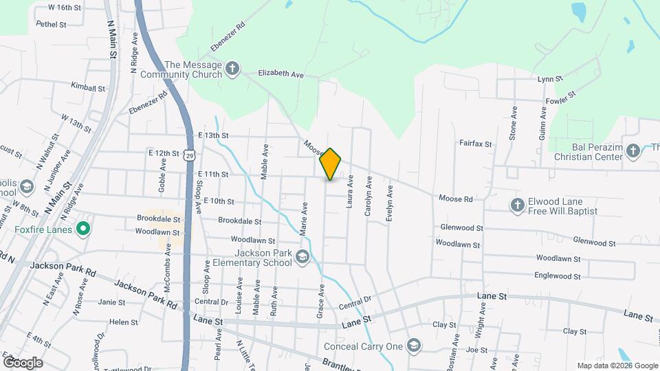 1002 Grace Ave Map and Location Details