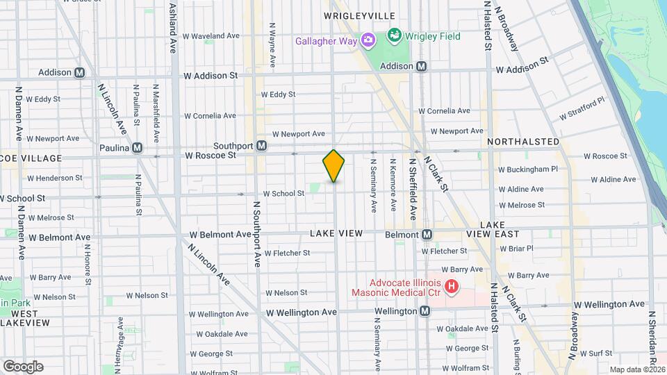 3308 N Racine Ave Map and Location Details